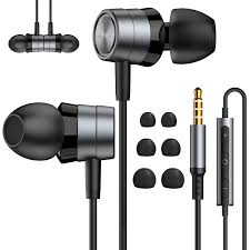 Brusisolerande In-Ear Hörlurar med Mikrofon