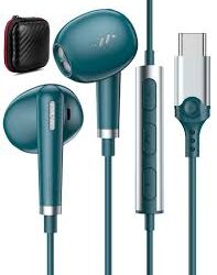 USB-C Hörlurar med Mikrofon för iPhone 15 Pro Max & Samsung Galaxy