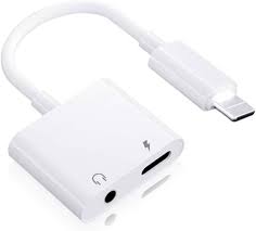 2-i-1 iPhone Hörlursadapter och Laddning - MFi-Certifierad