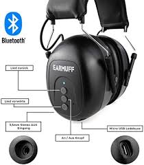 Hörselskydd med Bluetooth & Radio - Svart