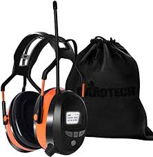 GARDTECH Hörselskydd med DAB+ Radio och Bluetooth